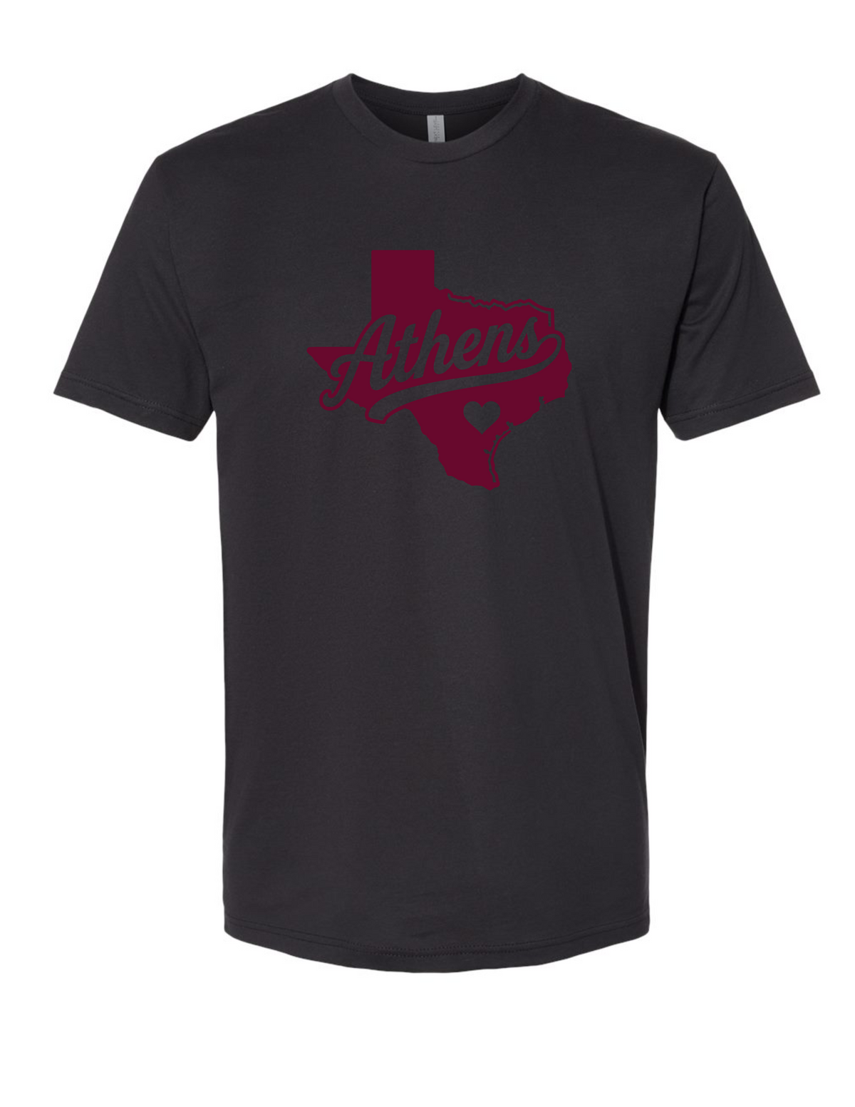 Athens, Texas Heart - White